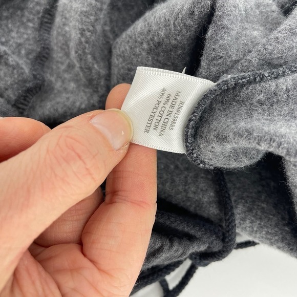 Hello Nite Leggings Joggers Burnout Women Sz Medium Cozy Gray Pull String Waist - Picture 8 of 13